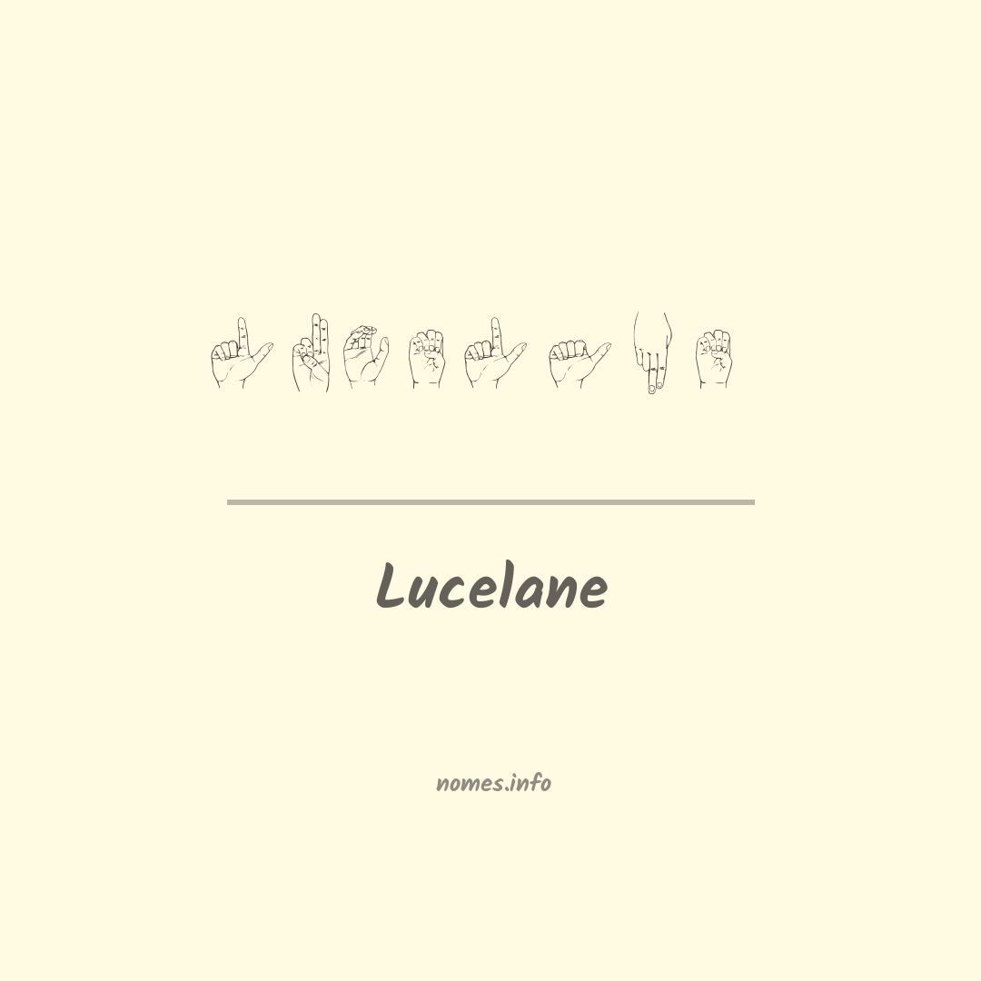 Lucelane em Libras