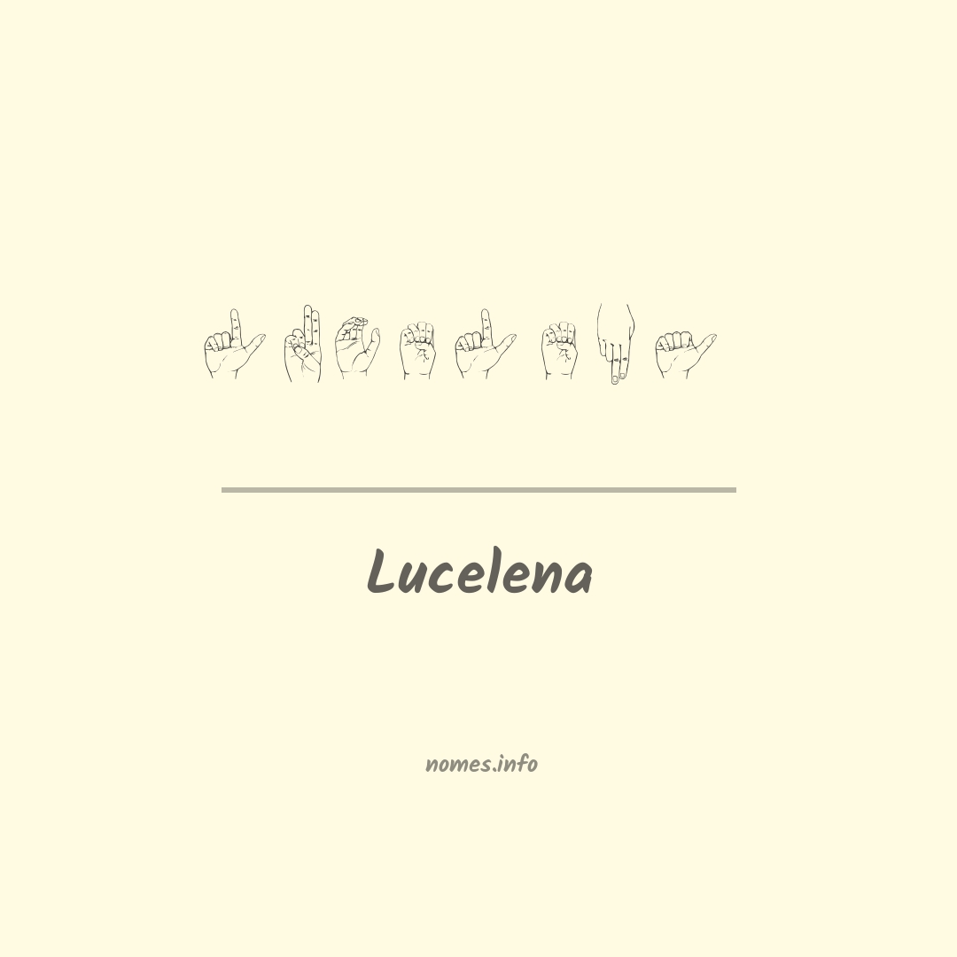 Lucelena em Libras