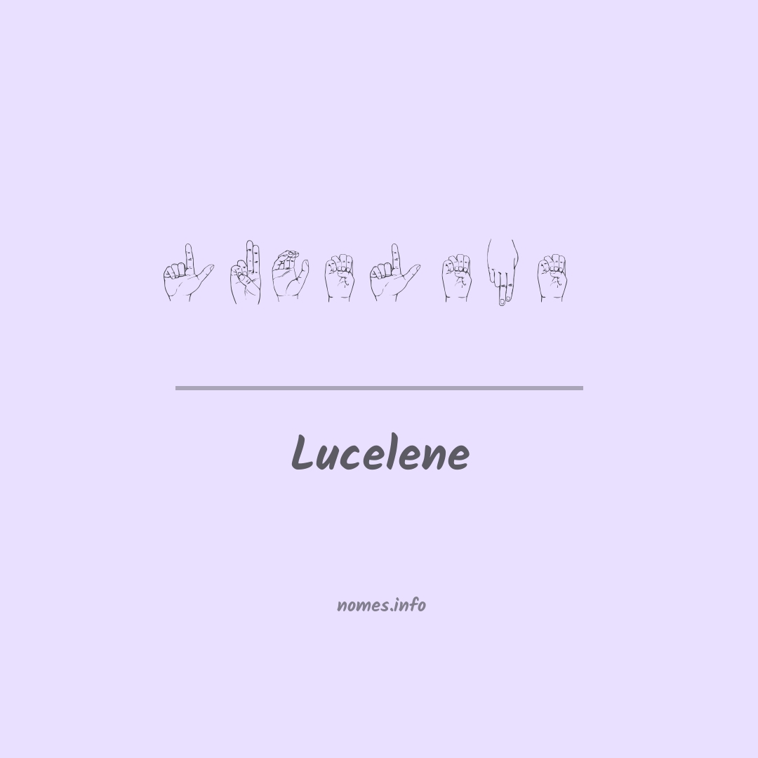 Lucelene em Libras