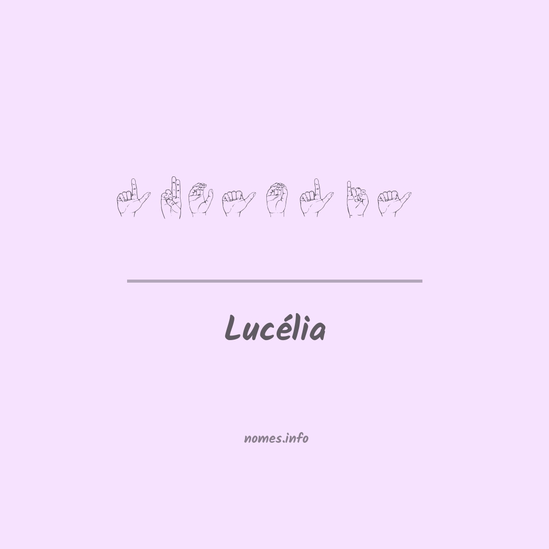 Lucélia em Libras