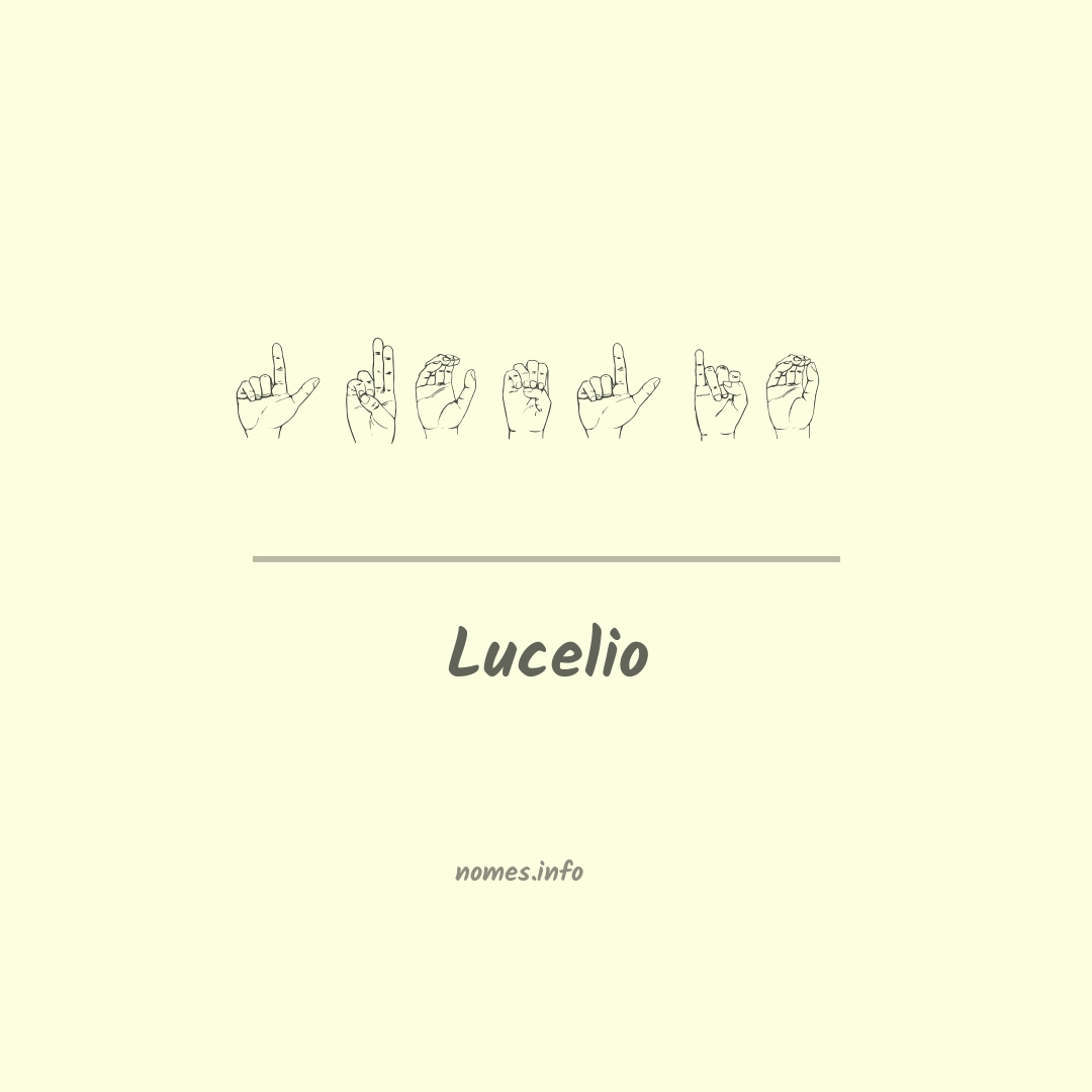 Lucelio em Libras