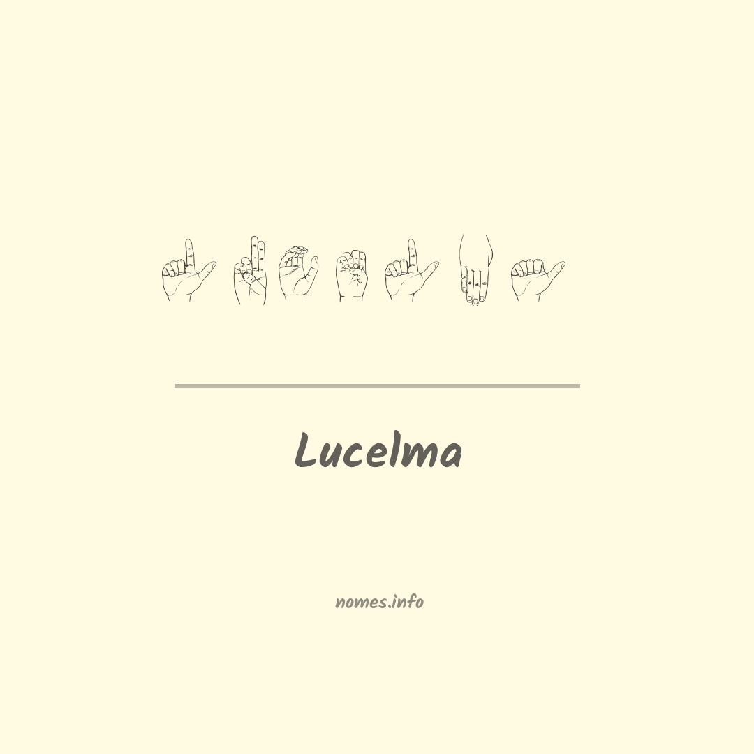 Lucelma em Libras
