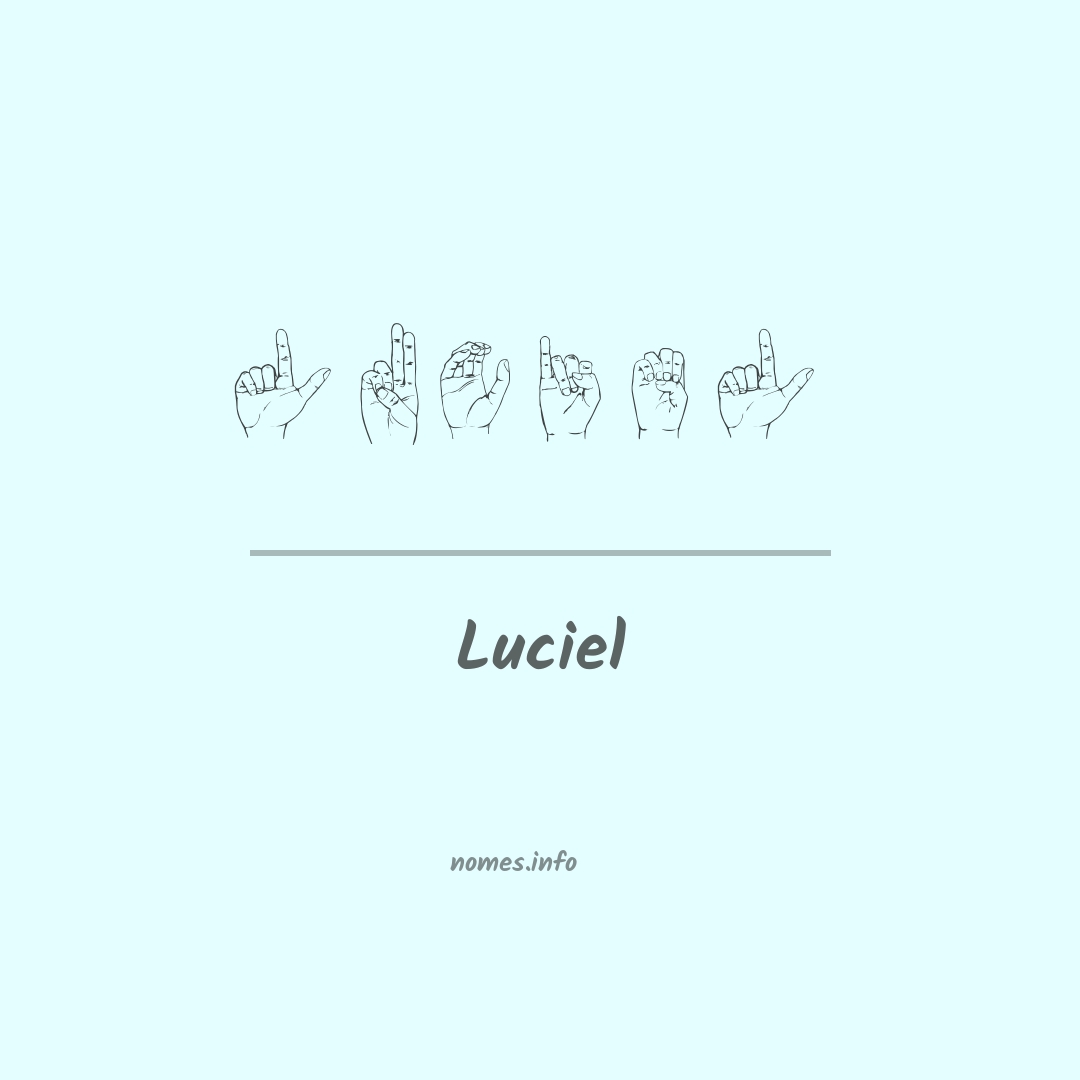 Luciel em Libras