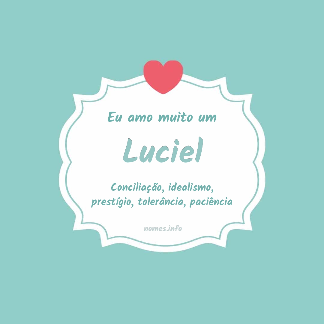 Eu amo muito Luciel