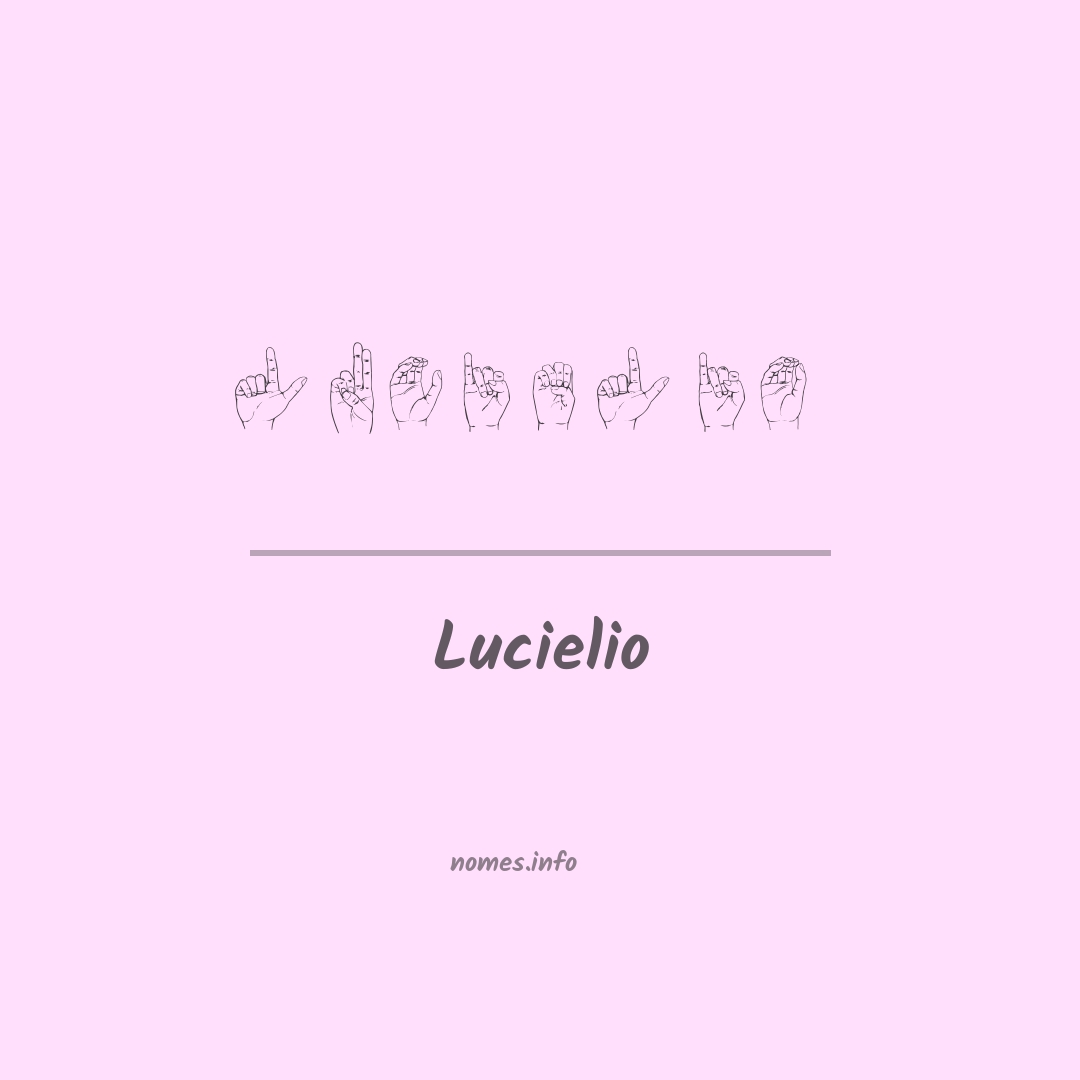Lucielio em Libras