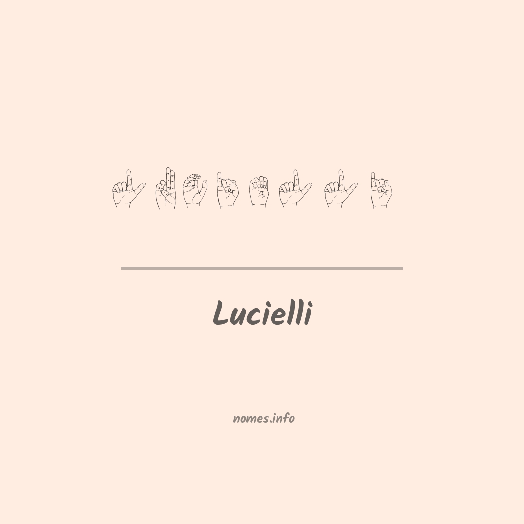 Lucielli em Libras