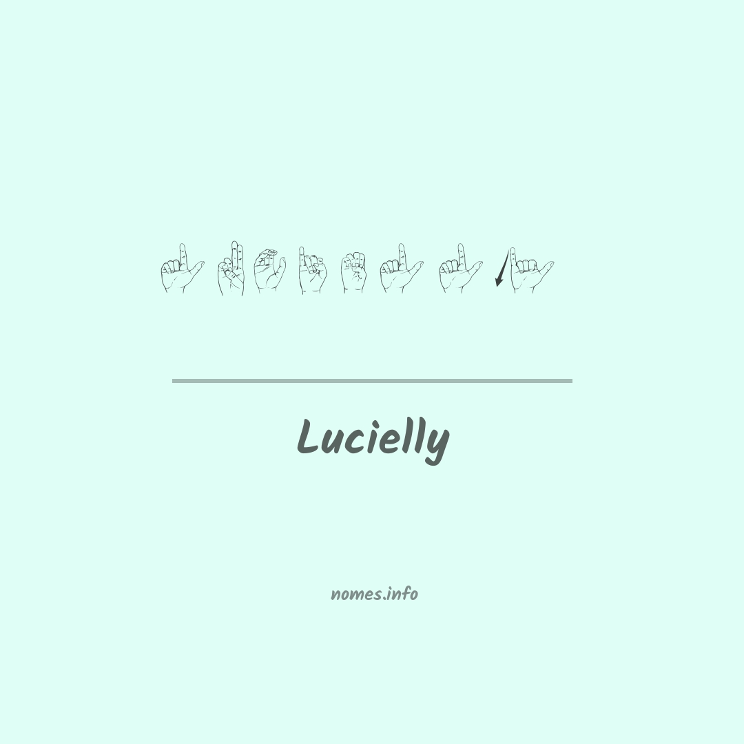 Lucielly em Libras