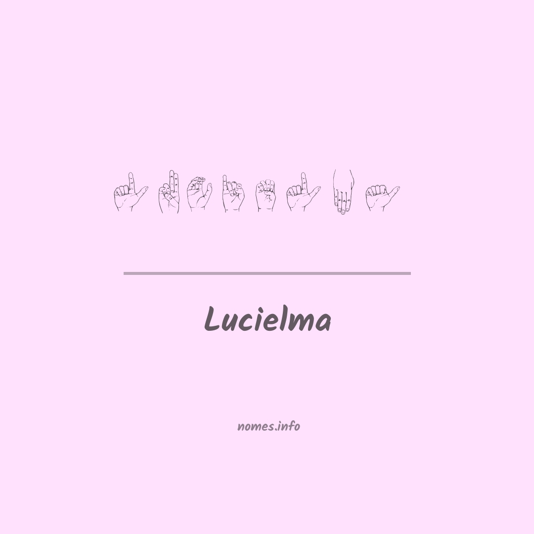 Lucielma em Libras