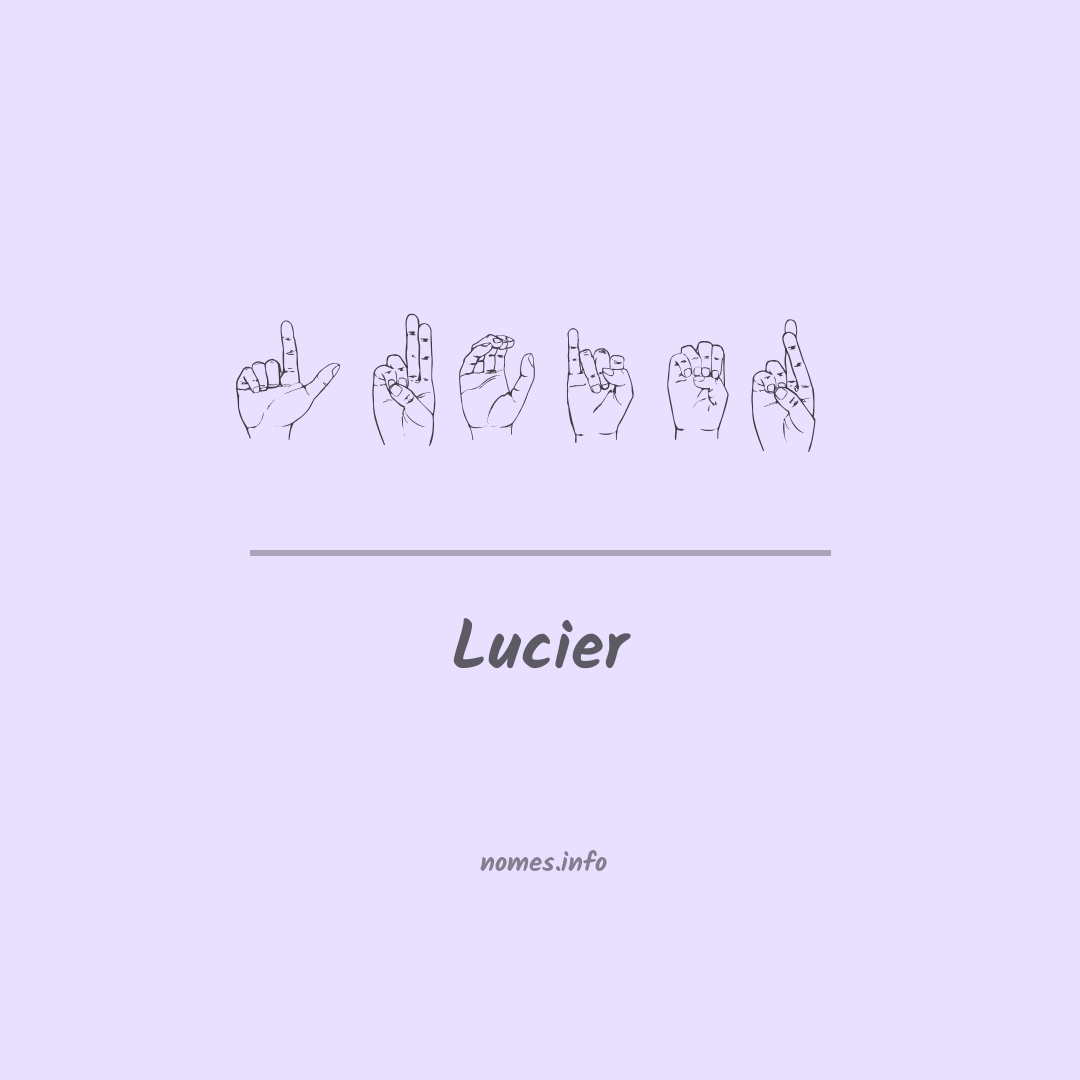 Lucier em Libras