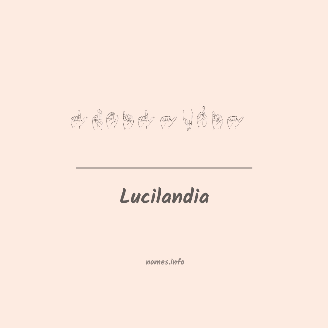 Lucilandia em Libras