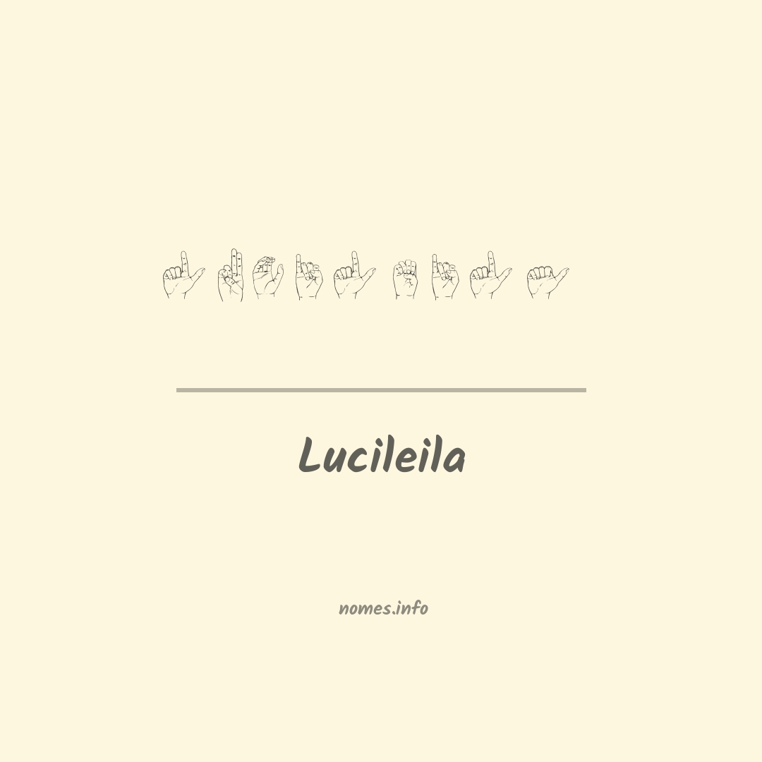 Lucileila em Libras