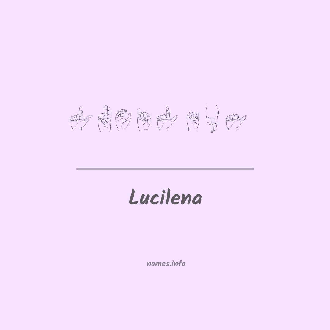 Lucilena em Libras