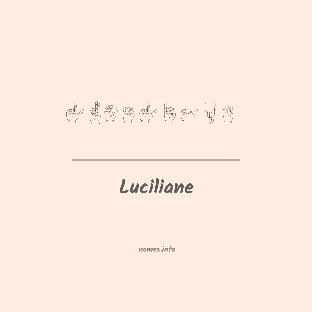 Luciliane em Libras