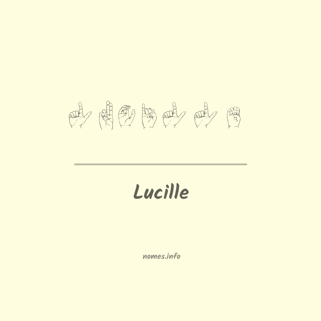Lucille em Libras