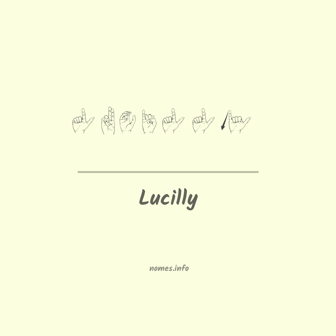Lucilly em Libras