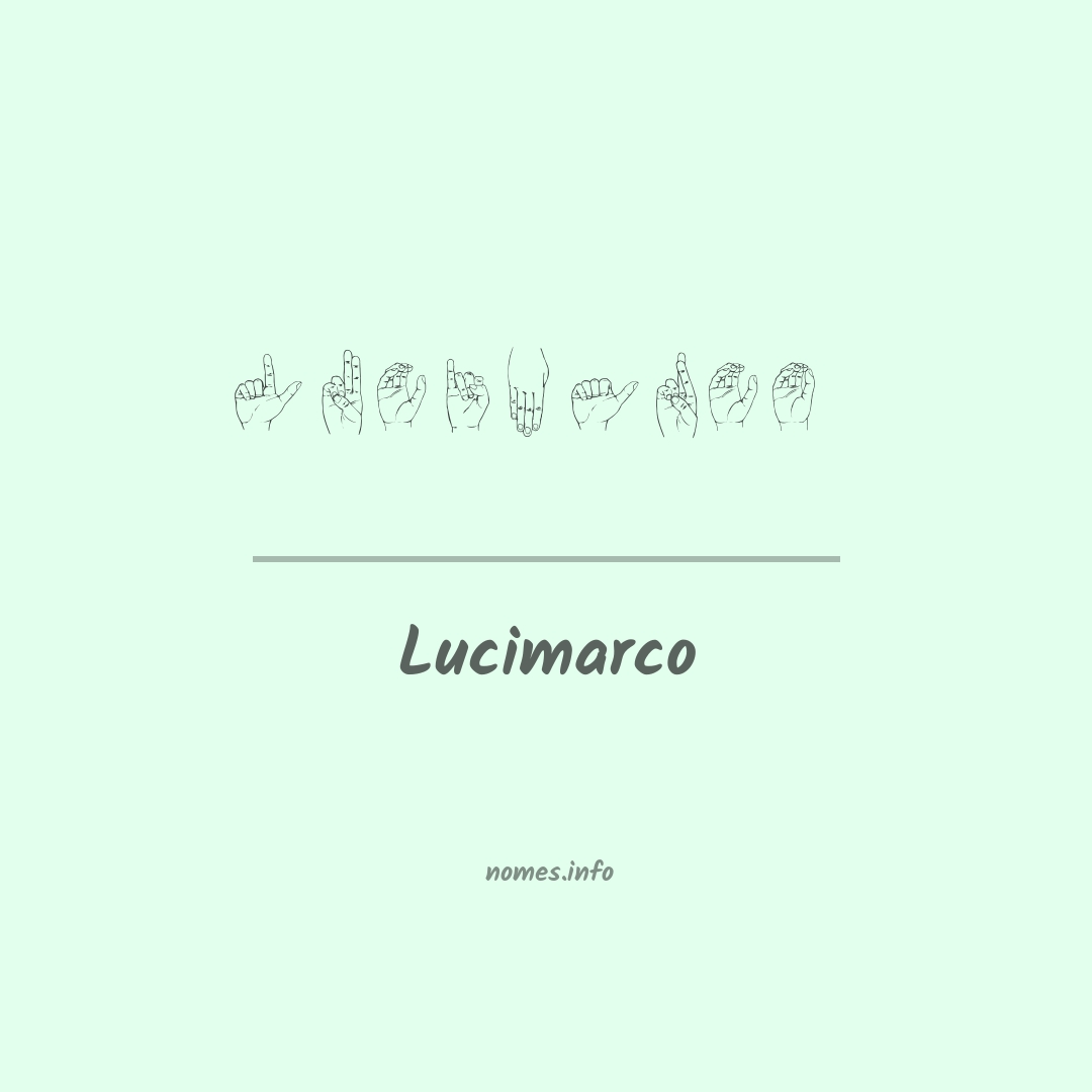 Lucimarco em Libras