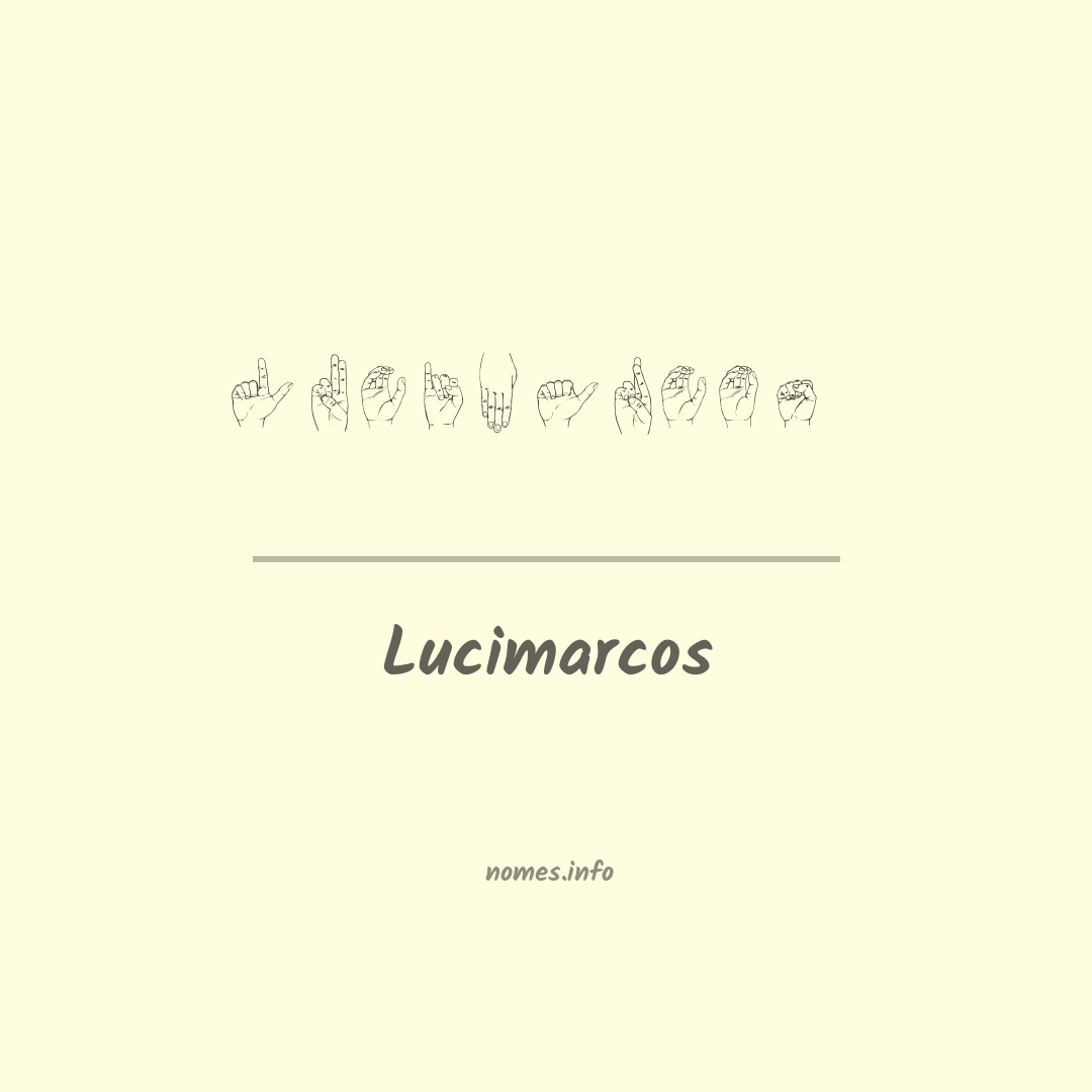 Lucimarcos em Libras