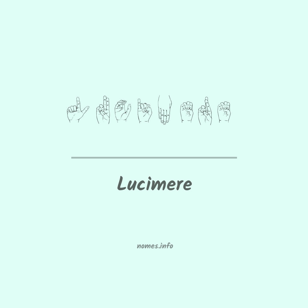 Lucimere em Libras