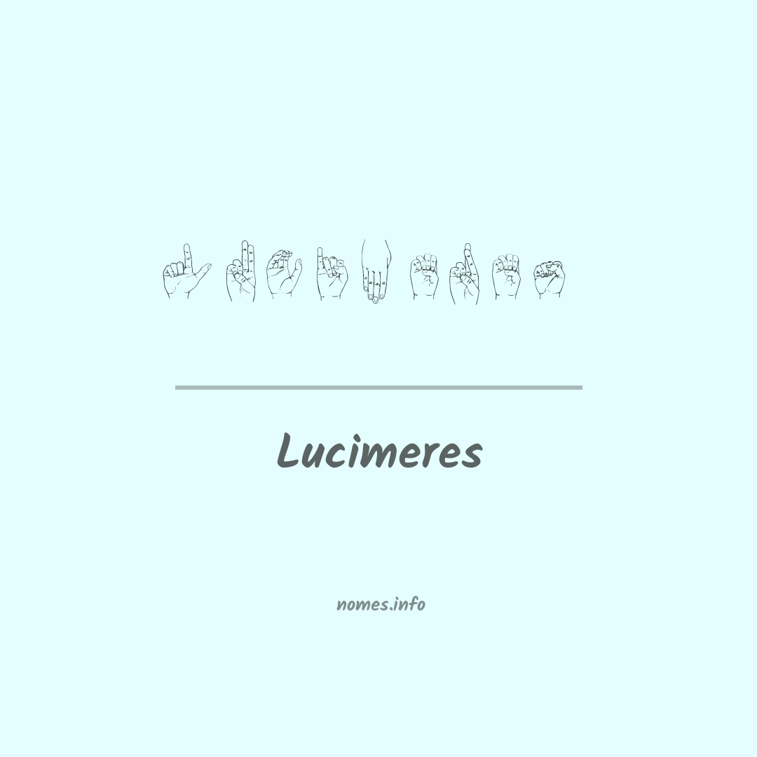 Lucimeres em Libras