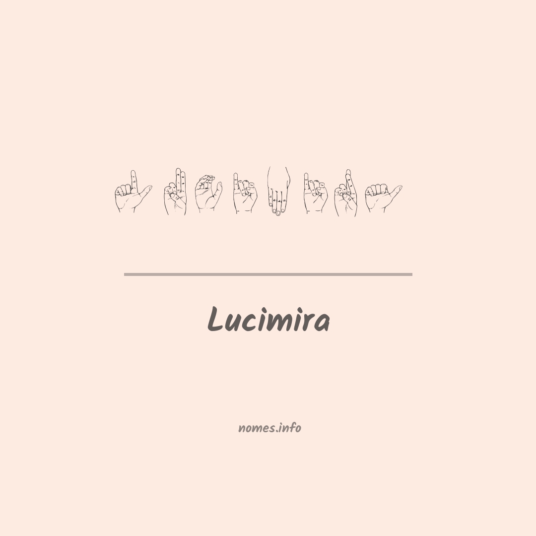 Lucimira em Libras