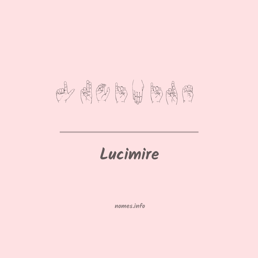Lucimire em Libras