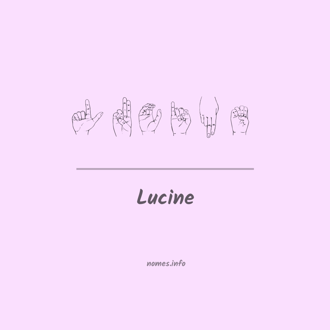 Lucine em Libras