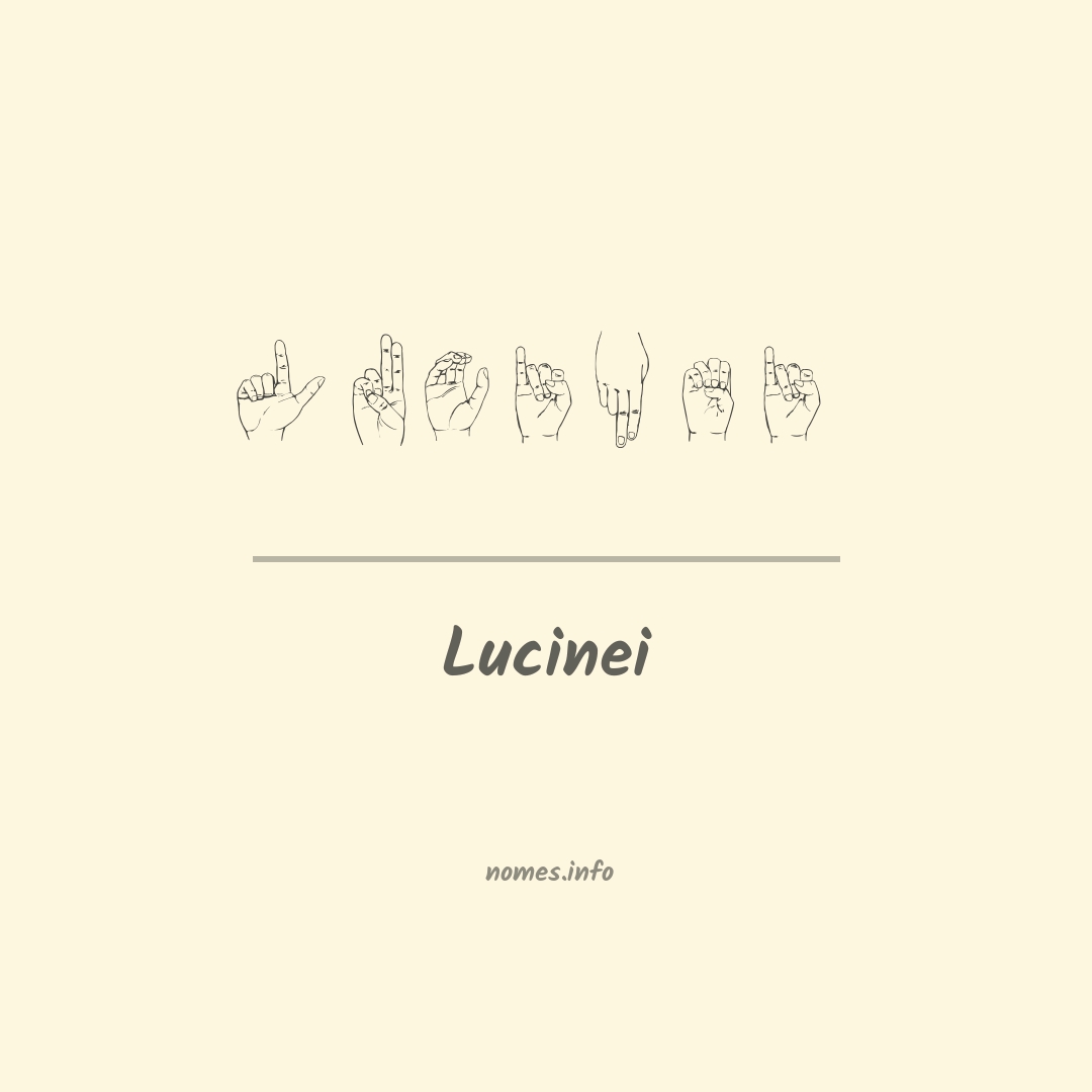 Lucinei em Libras