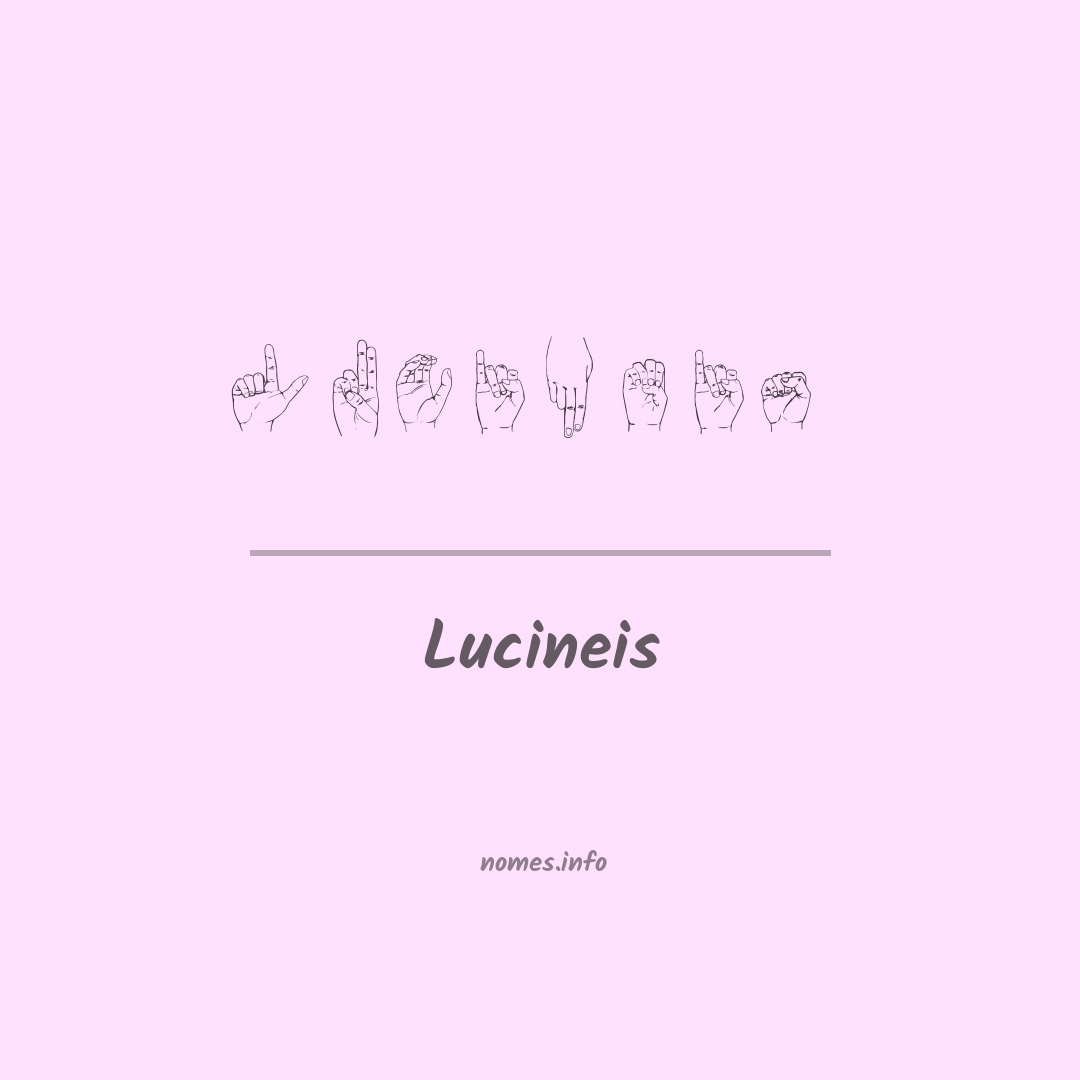 Lucineis em Libras