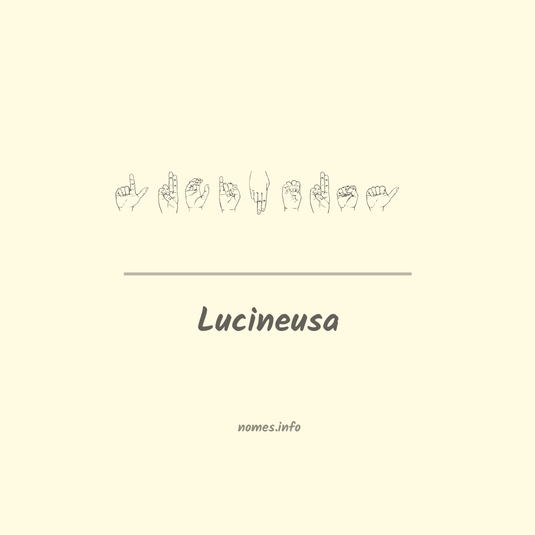 Lucineusa em Libras