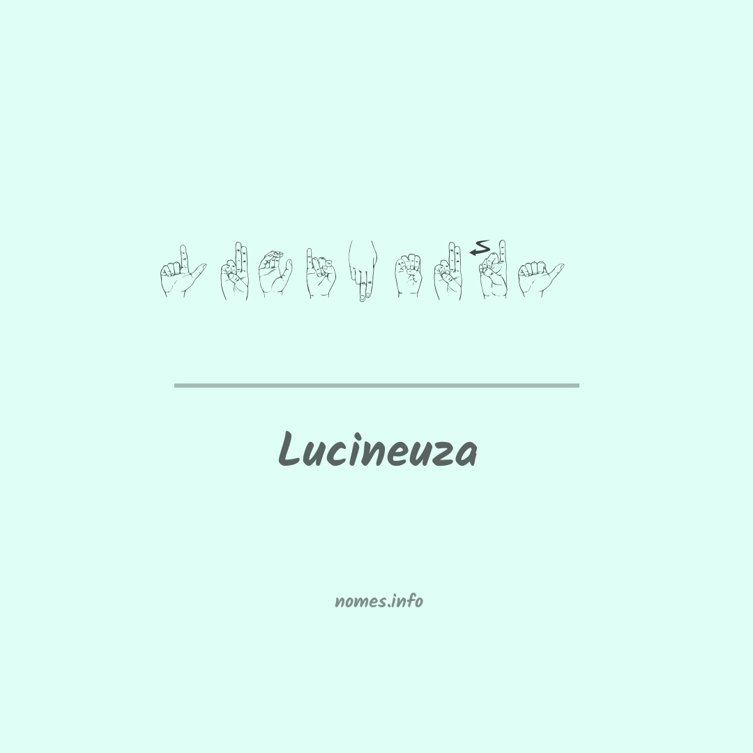 Lucineuza em Libras