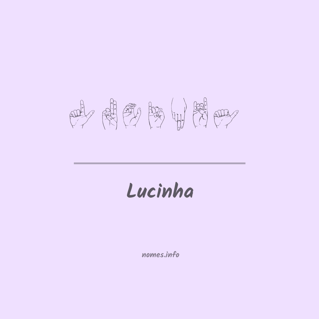 Lucinha em Libras