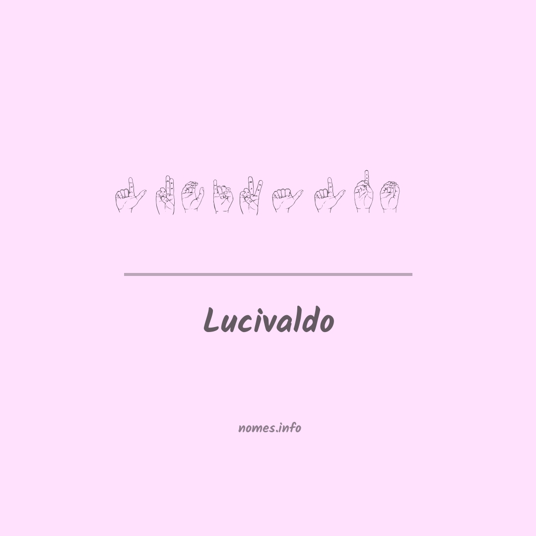 Lucivaldo em Libras