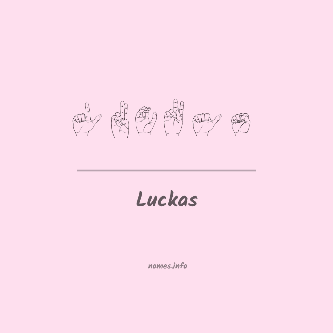 Luckas em Libras