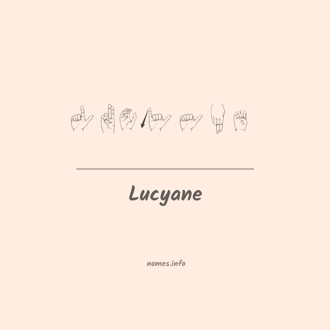 Lucyane em Libras