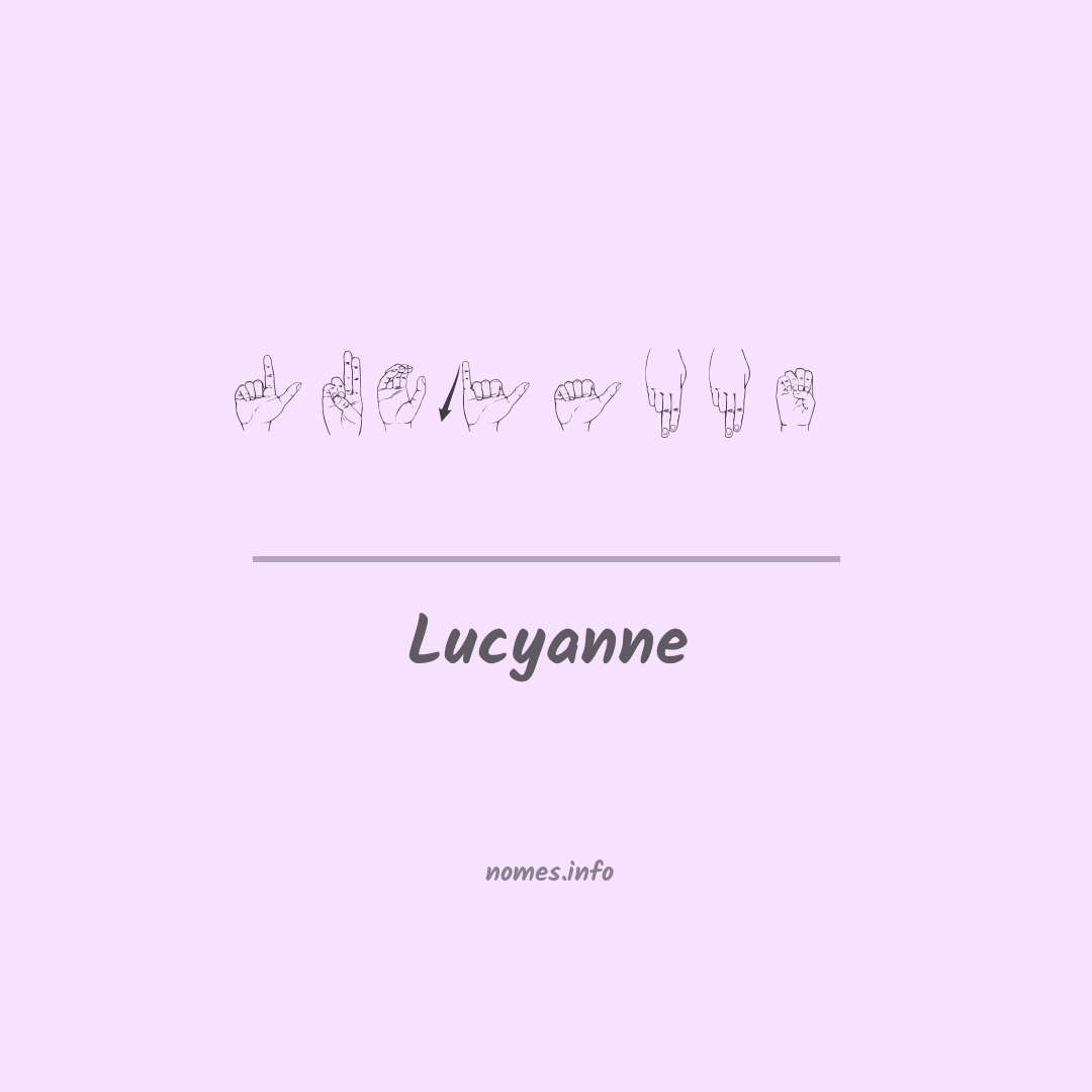 Lucyanne em Libras