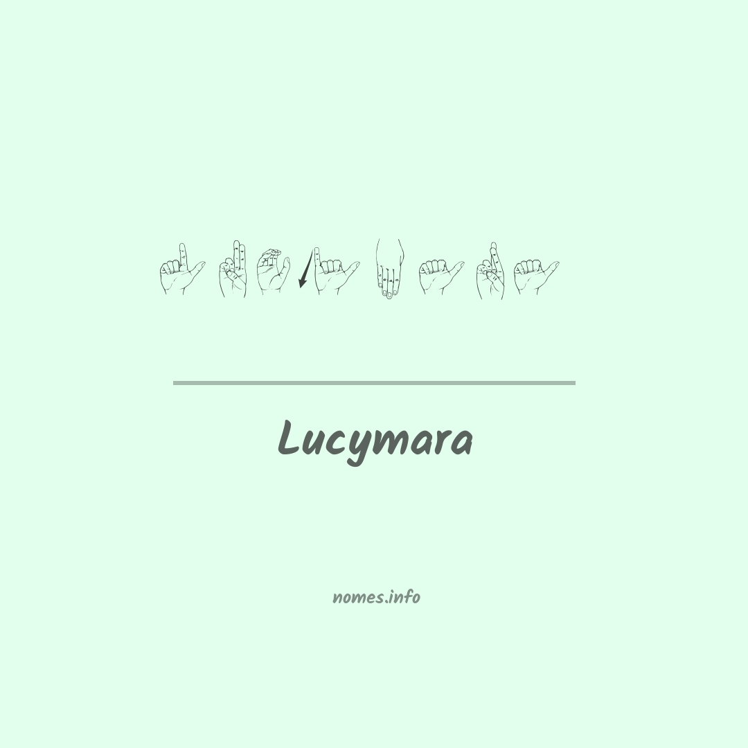 Lucymara em Libras