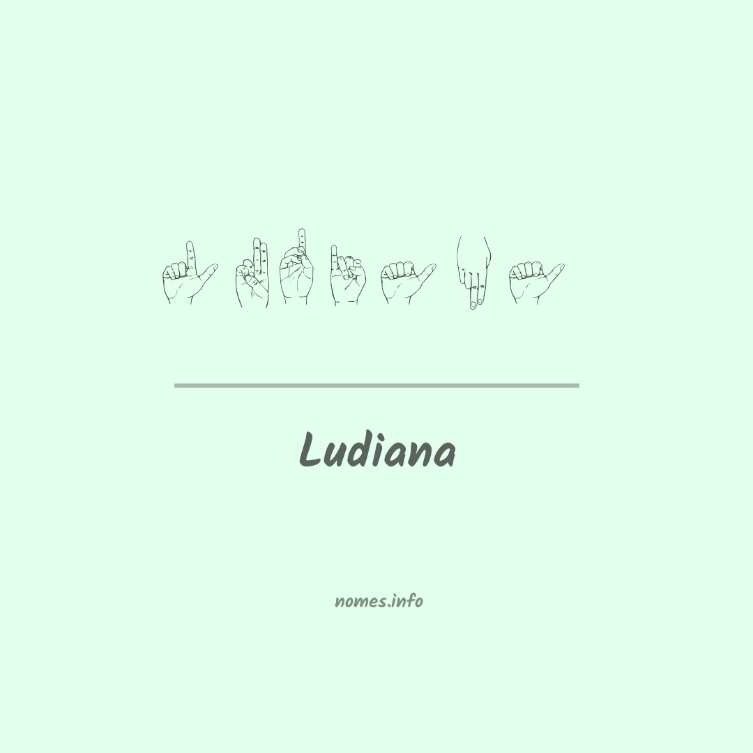 Ludiana em Libras