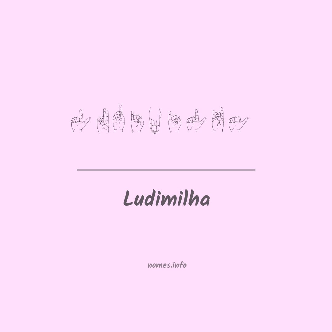 Ludimilha em Libras