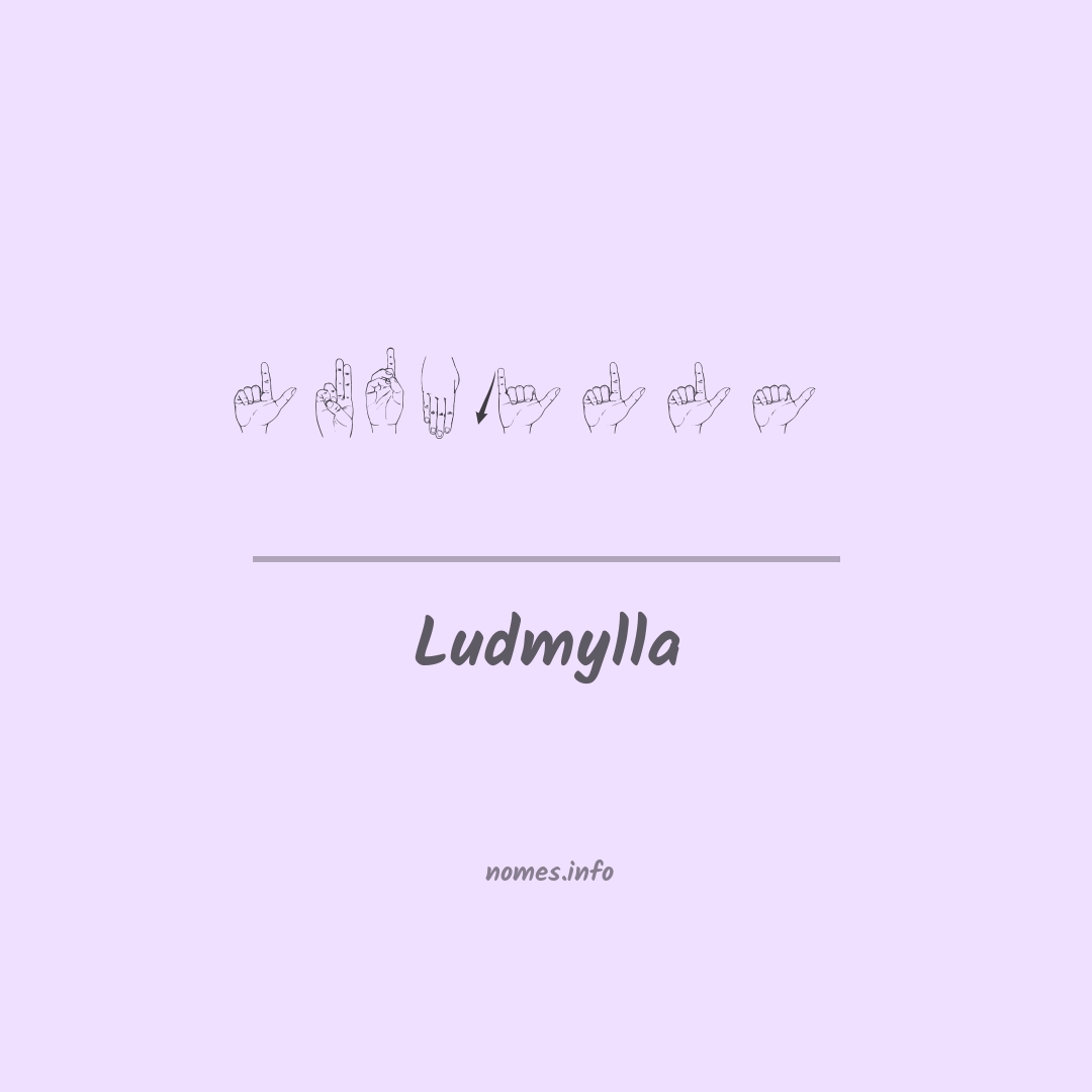 Ludmylla em Libras