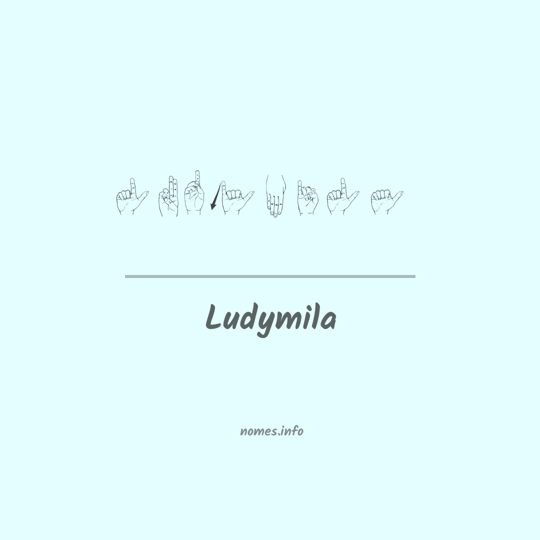 Ludymila em Libras