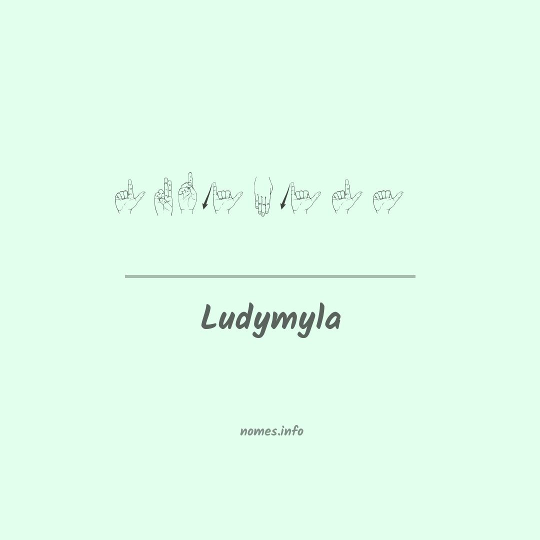 Ludymyla em Libras