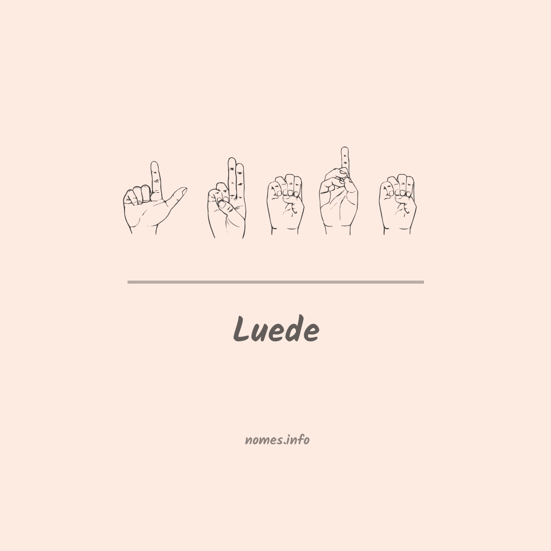 Luede em Libras