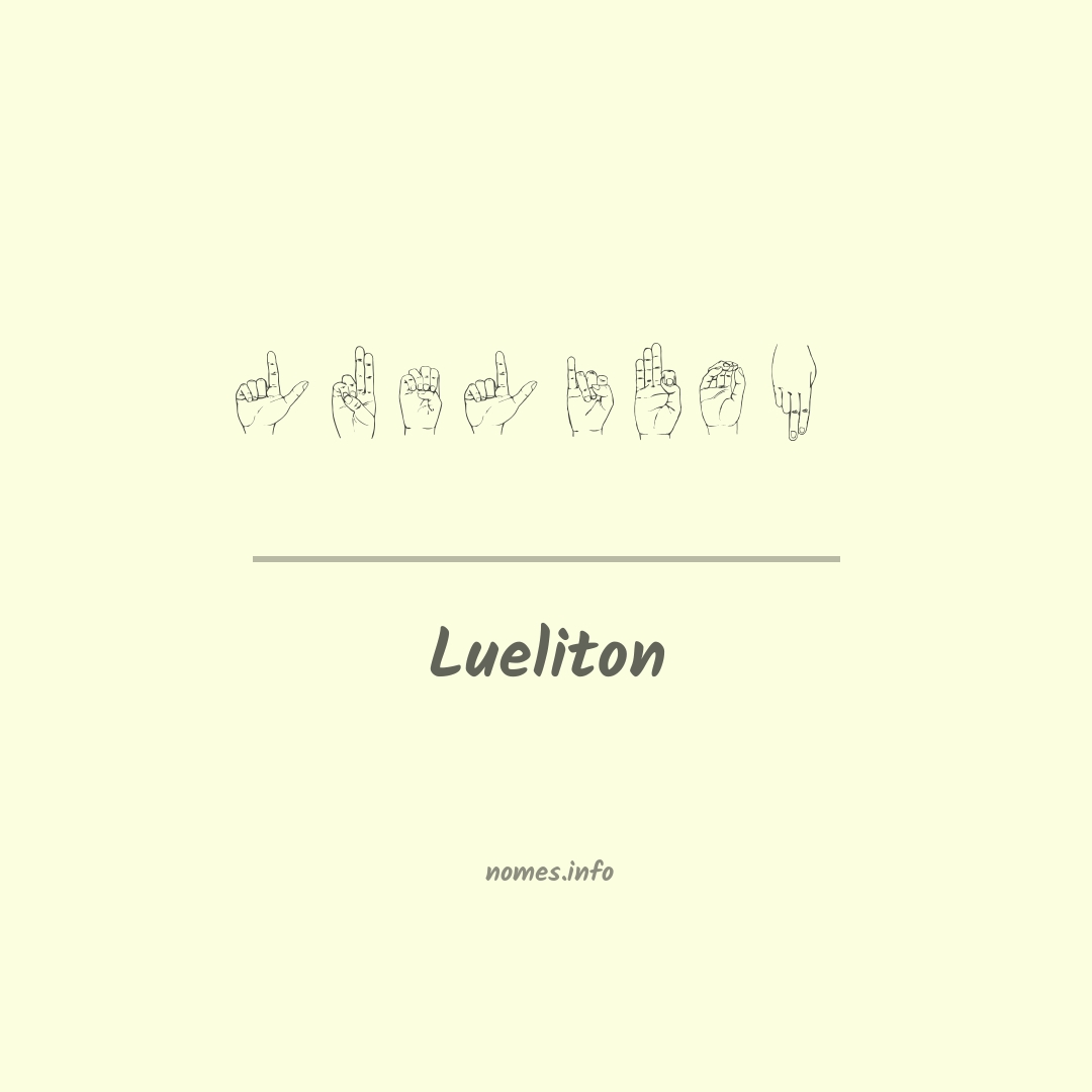 Lueliton em Libras
