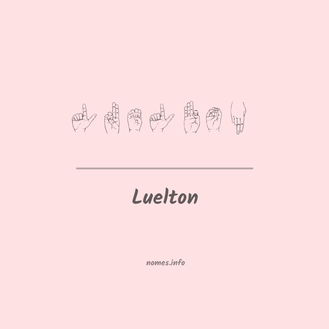 Luelton em Libras