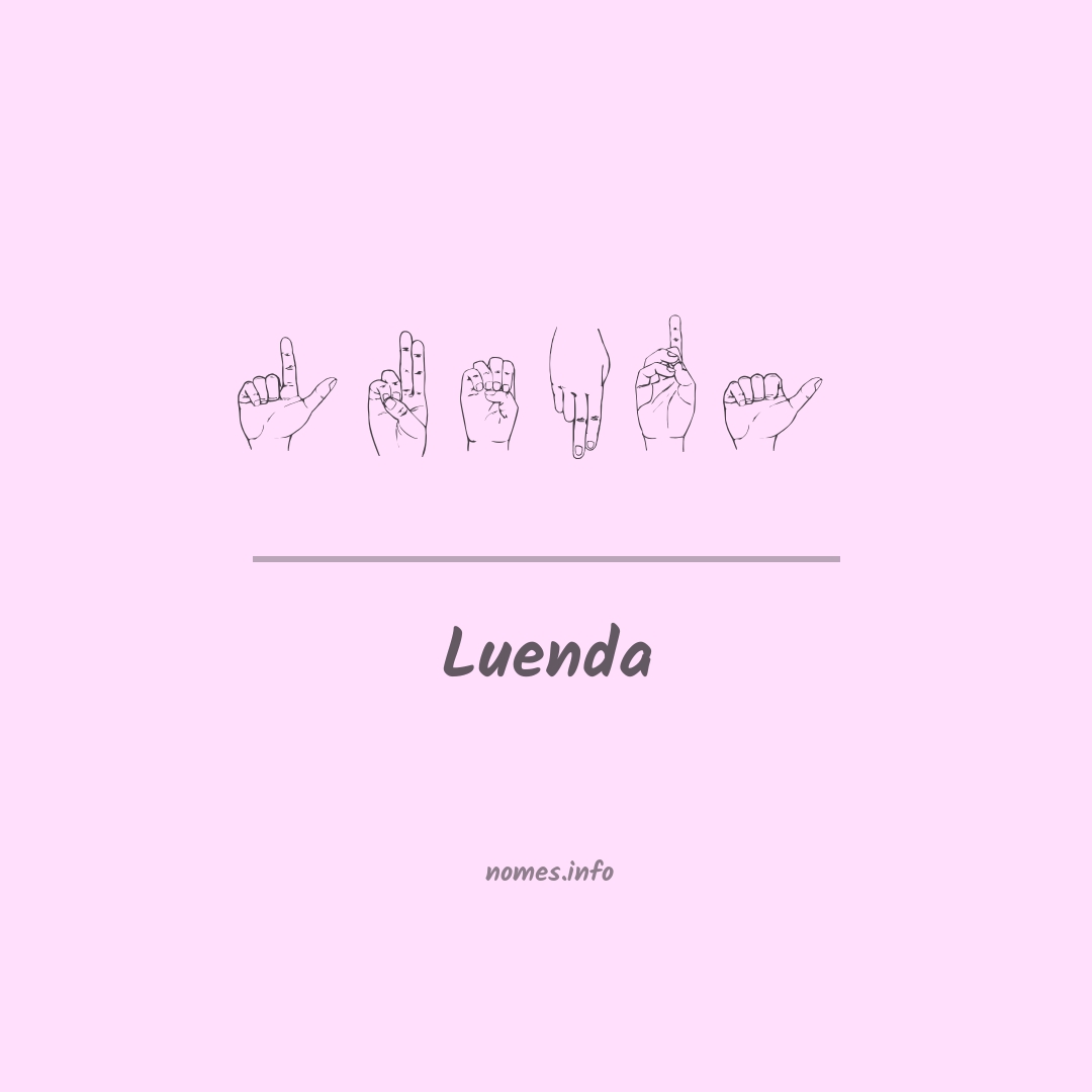 Luenda em Libras