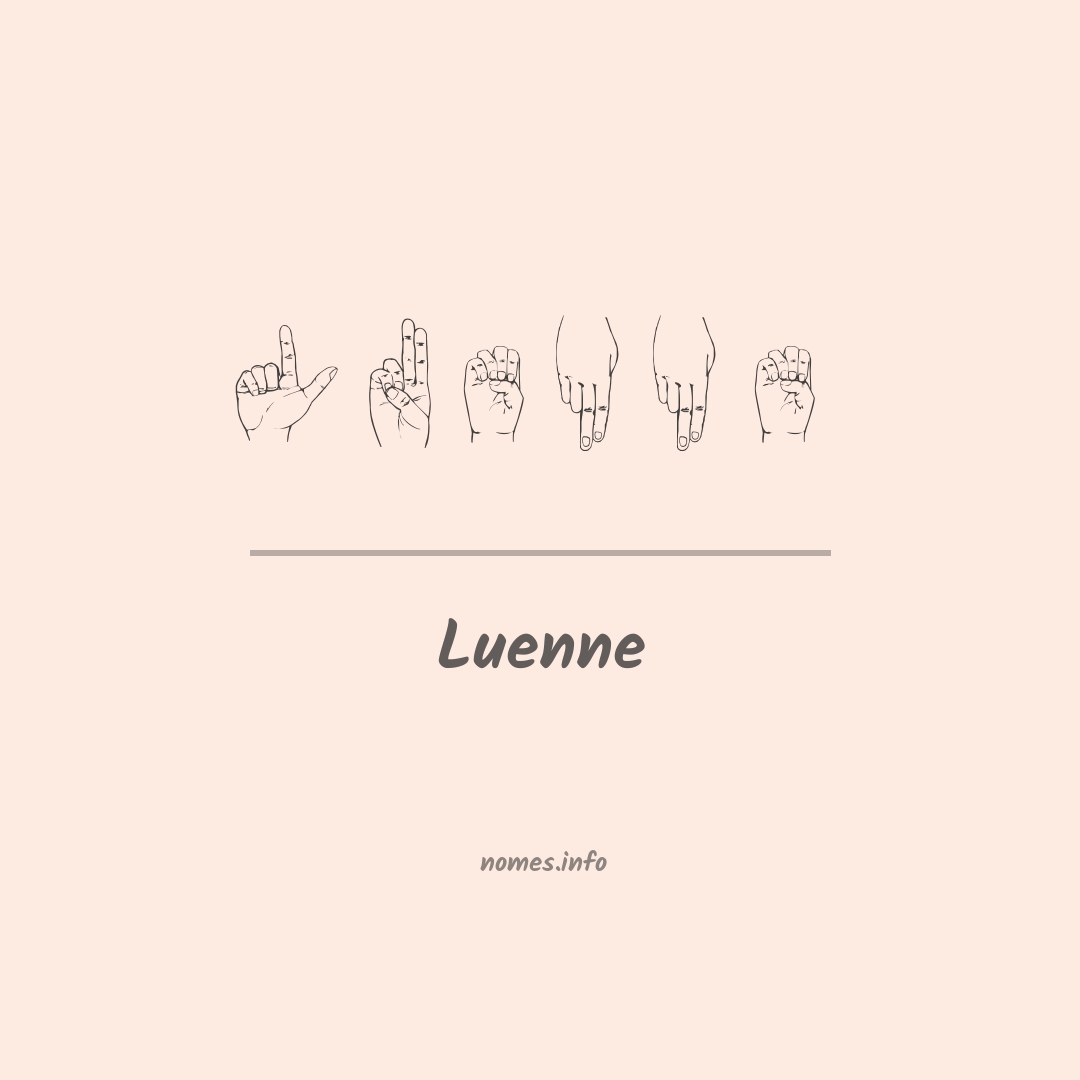 Luenne em Libras