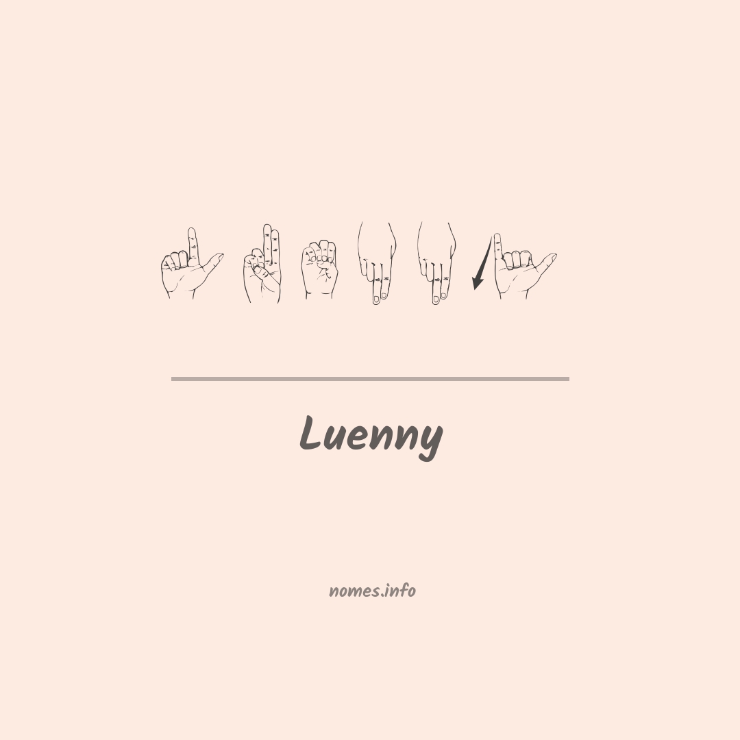 Luenny em Libras