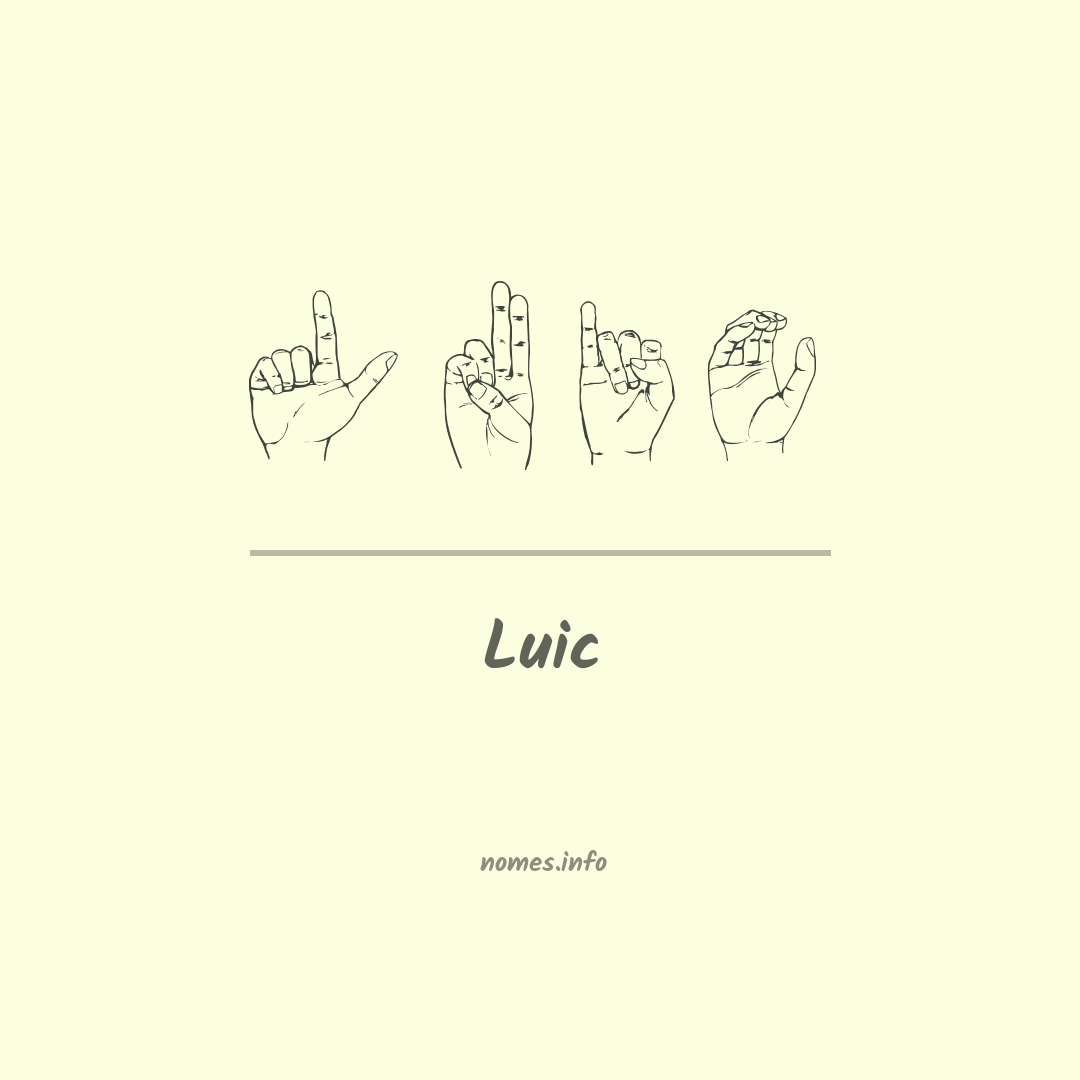 Luic em Libras