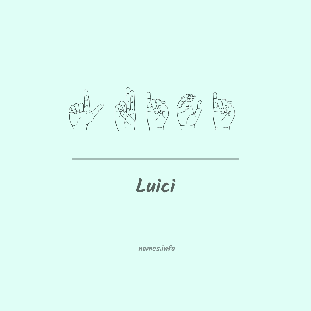 Luici em Libras