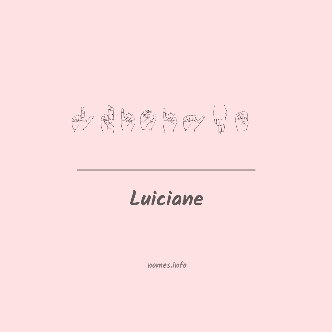 Luiciane em Libras